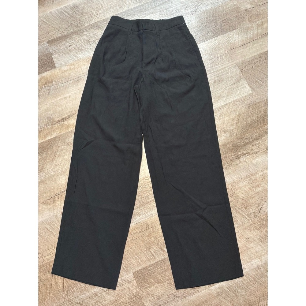NWT A New Day Dress Pants Wide Leg Pleated Pants Womens Black Size 14